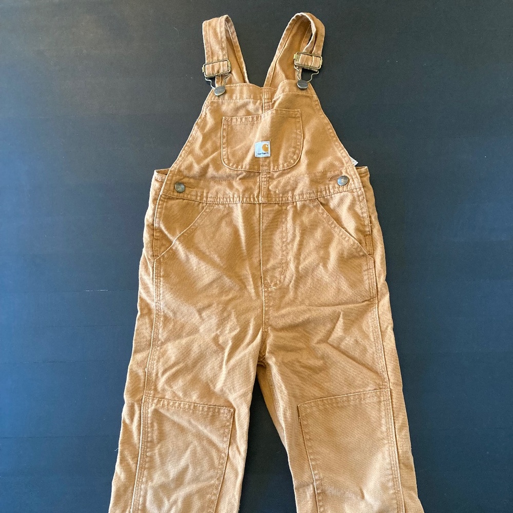 Carhartt Boys Overalls 4T - Carhartt Brown